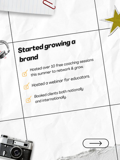 Started growing a brand