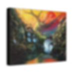 Thumbnail: "Thirty Degrees To know Where" Stretched Canvas Print