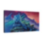 Thumbnail: "Space Tiger" Stretched Canvas Print