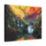 Thumbnail: "Thirty Degrees To know Where" Stretched Canvas Print