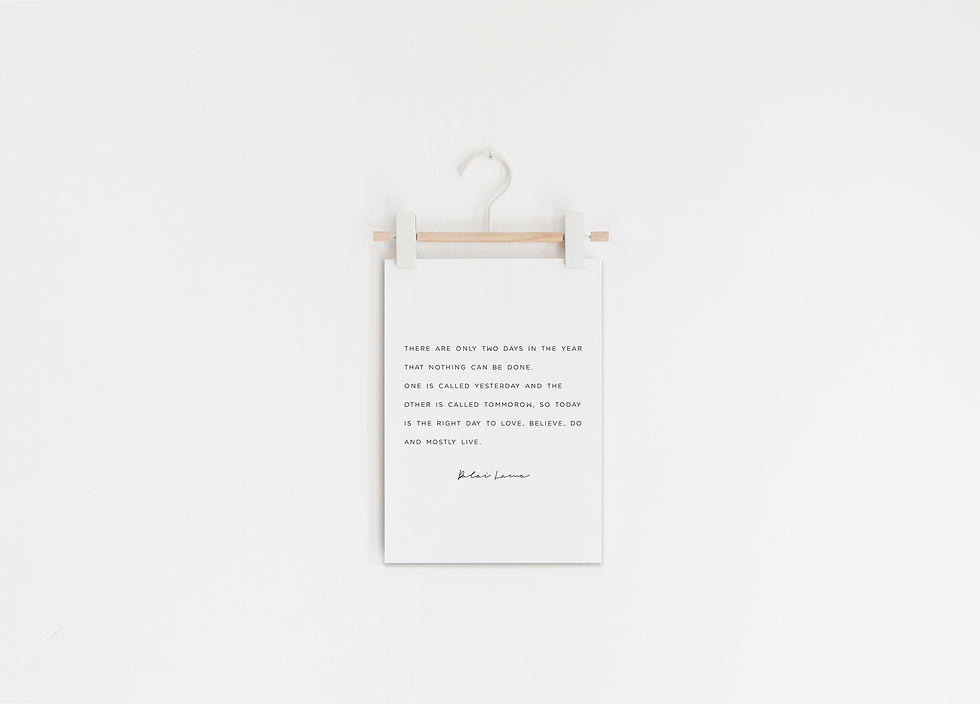 Art Print Dalai Lama I
