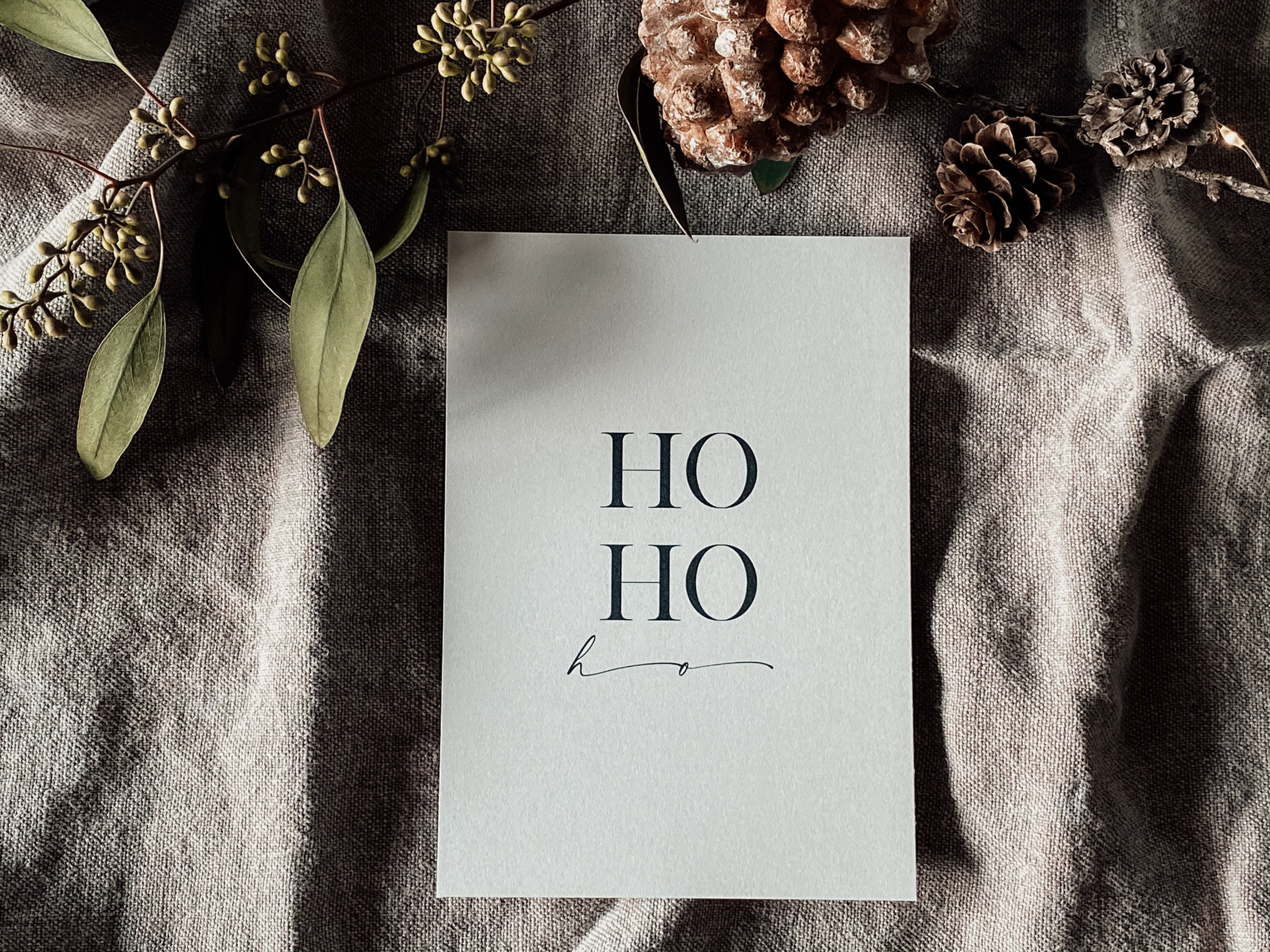 Weihnachtskarte Letter 1