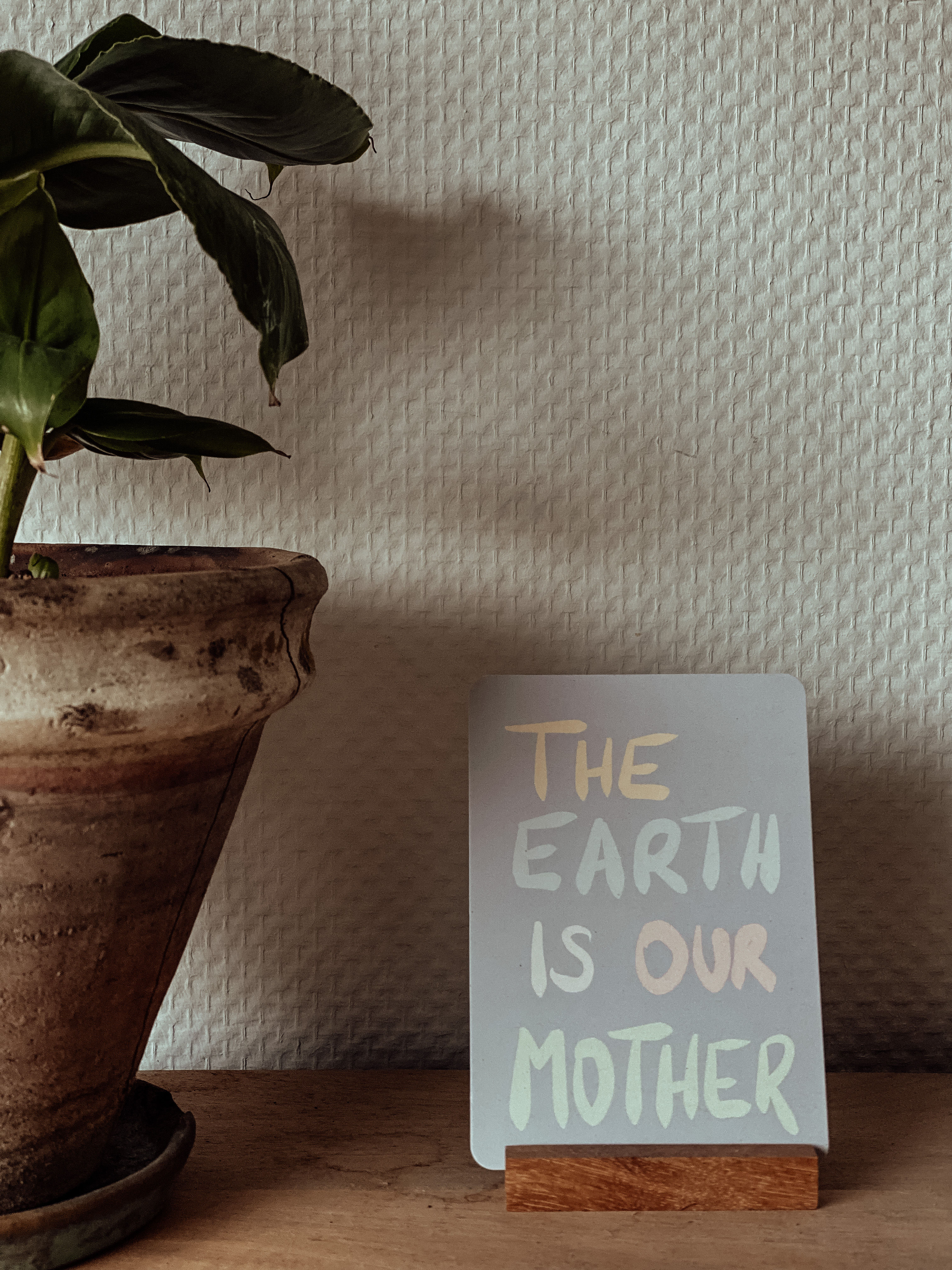 "The earth is our mother" Postkarte