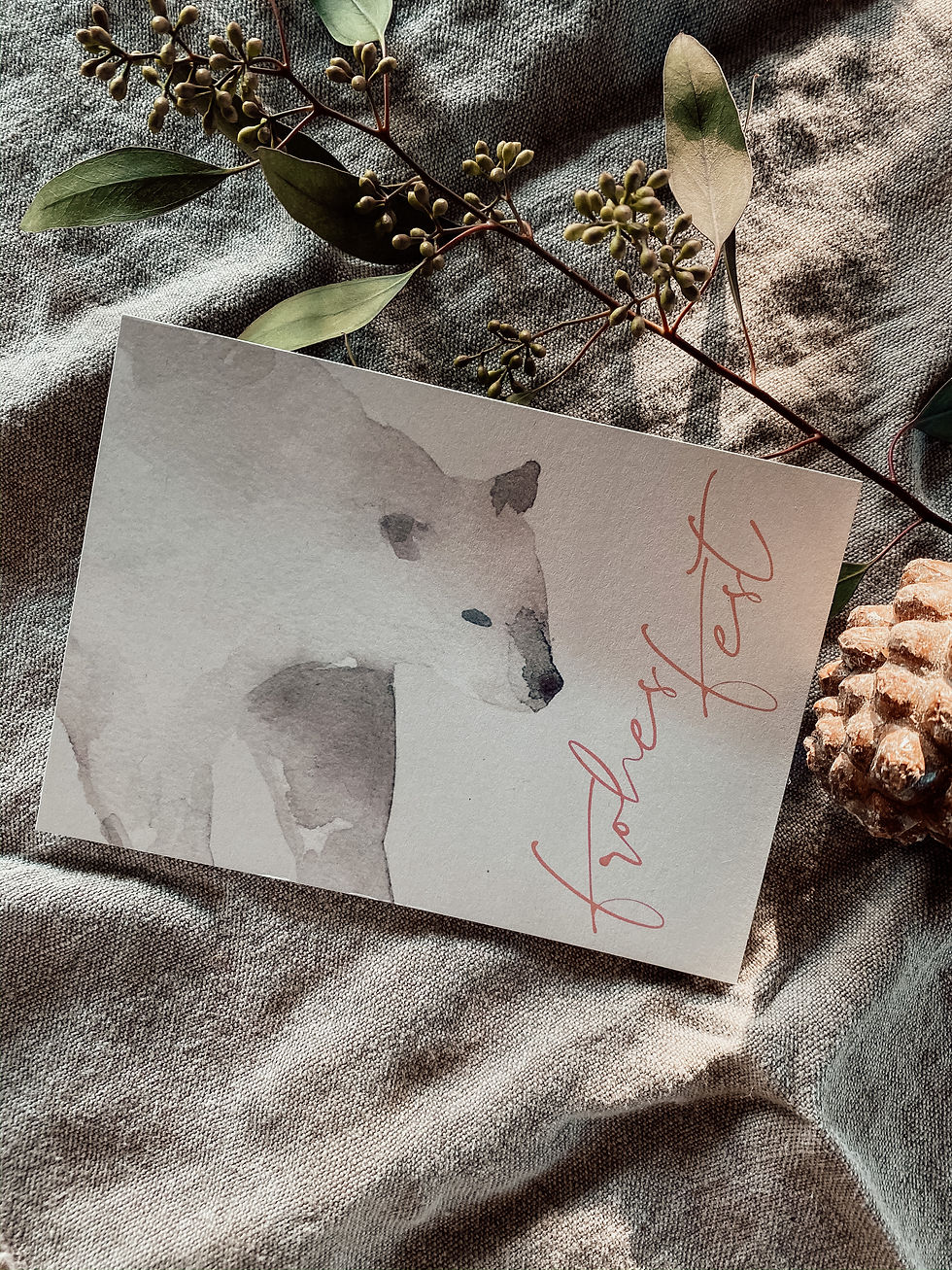 Miniaturbild: Weihnachtskarte Eisbär 3