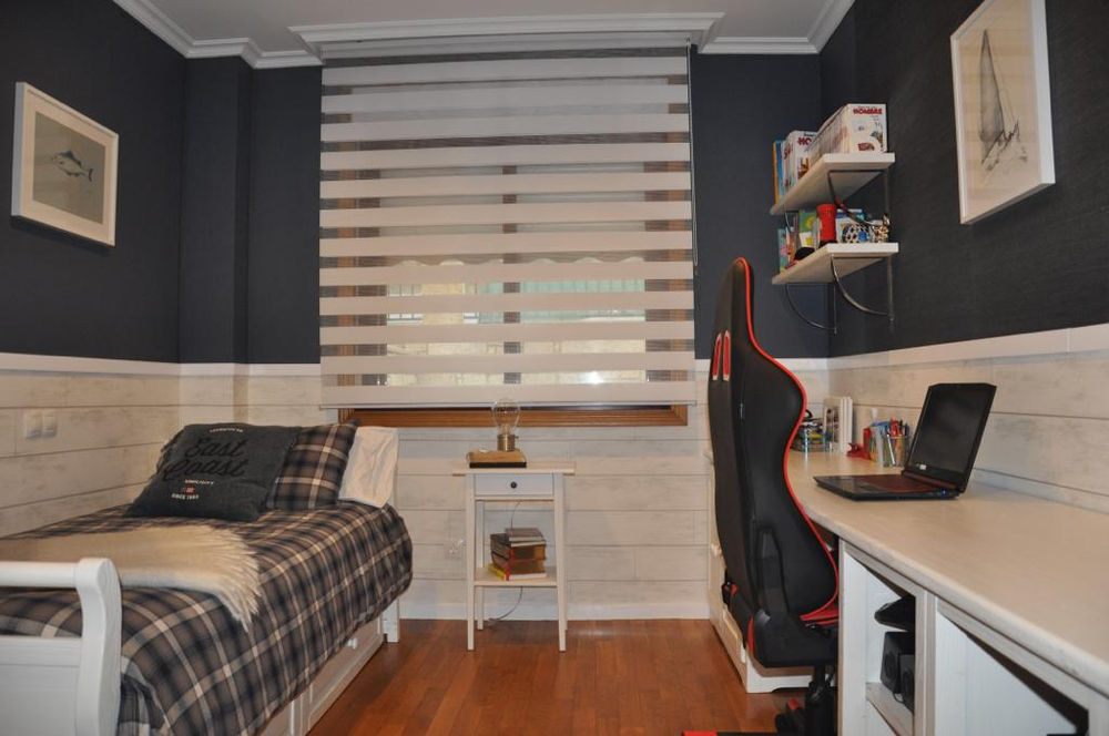 Decoración de dormitorio de chico estilo costa este eeuu hamptons