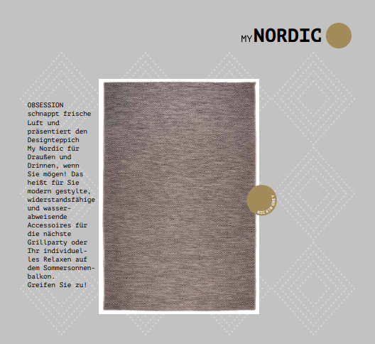 Miniatura: Alfombra NIC 870 GREY M