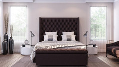 3D Rendering Services | Dialogue 3D Master Bedroom Rendering
