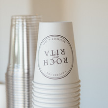 custom stamped cups wedding