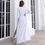 Thumbnail: Adrina Side Split White Dress