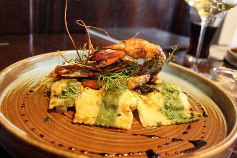 Pasta essen in Trier mit leckeren Mehresfrüchten