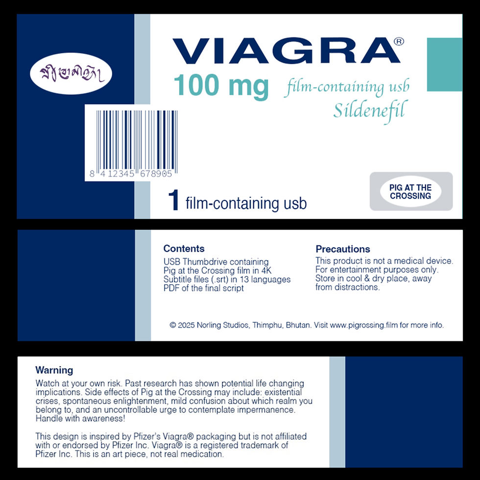 Thumbnail: Viagra Packaging -  Pig at the Crossing 4K