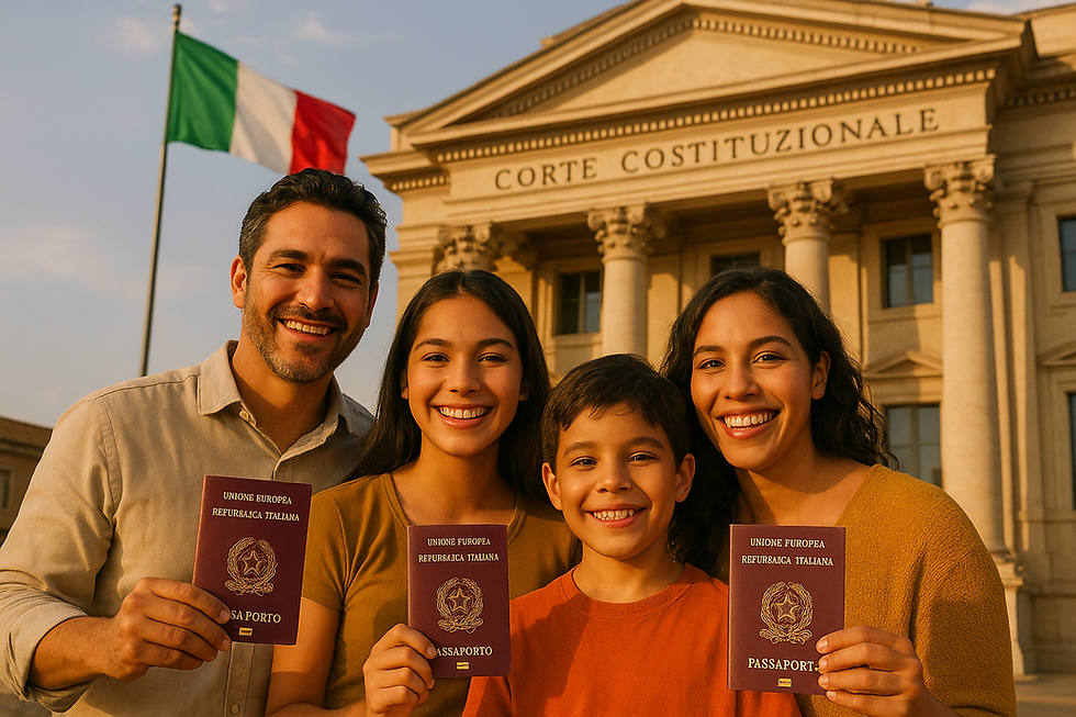 Decisão histórica da Corte Constitucional Italiana fortalece o direito à cidadania por descendência