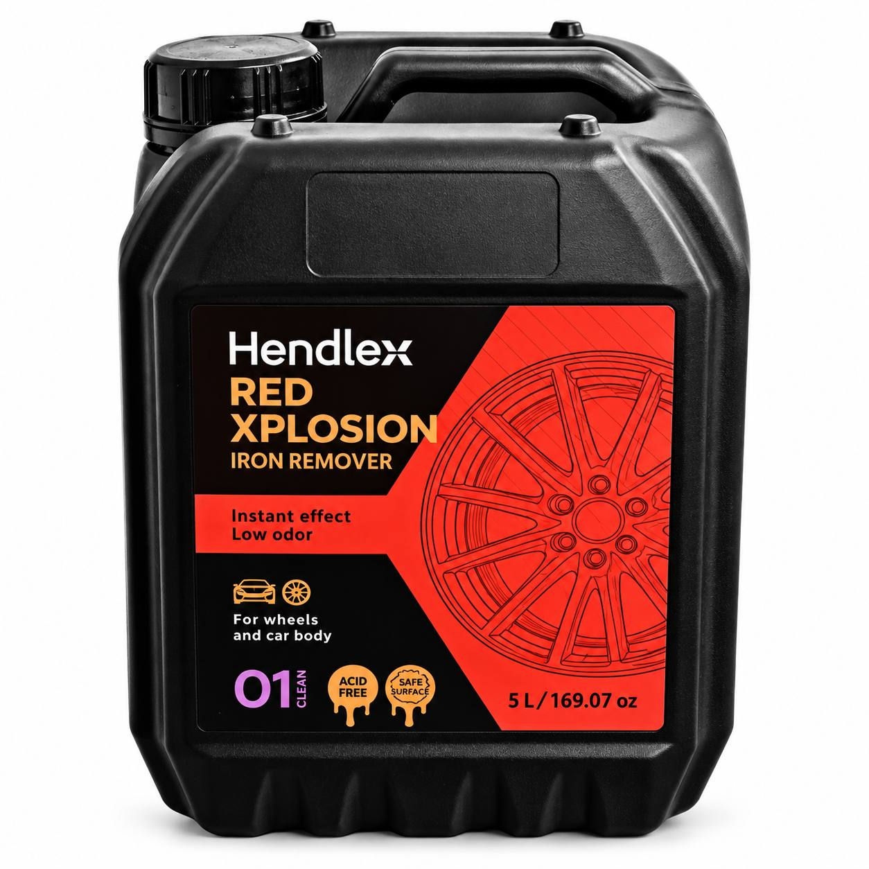 Red Xplosion Iron Remover – odstraňovač polétavé rzi, 5 l