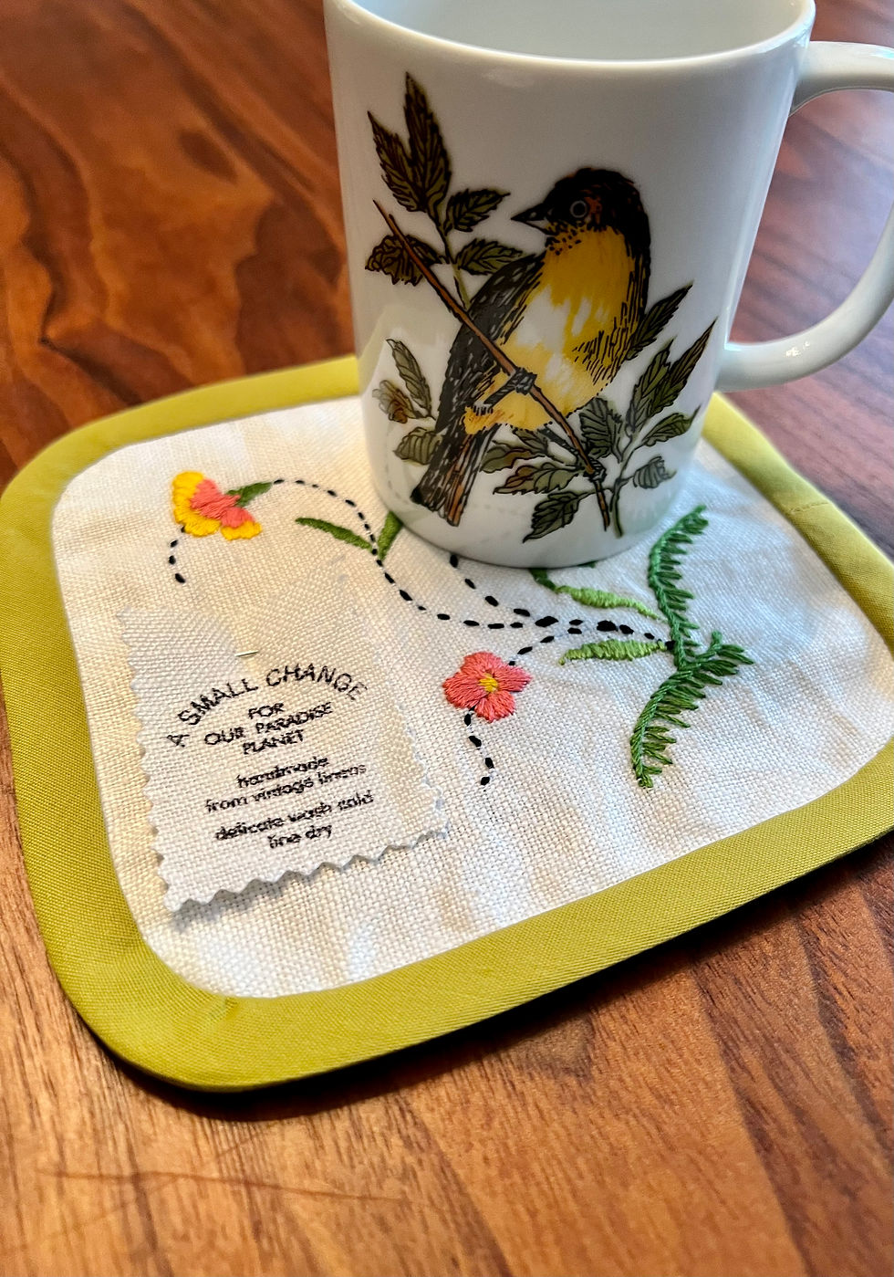 Thumbnail: Sweet Pea Mini-Mats/Cocktail Napkins