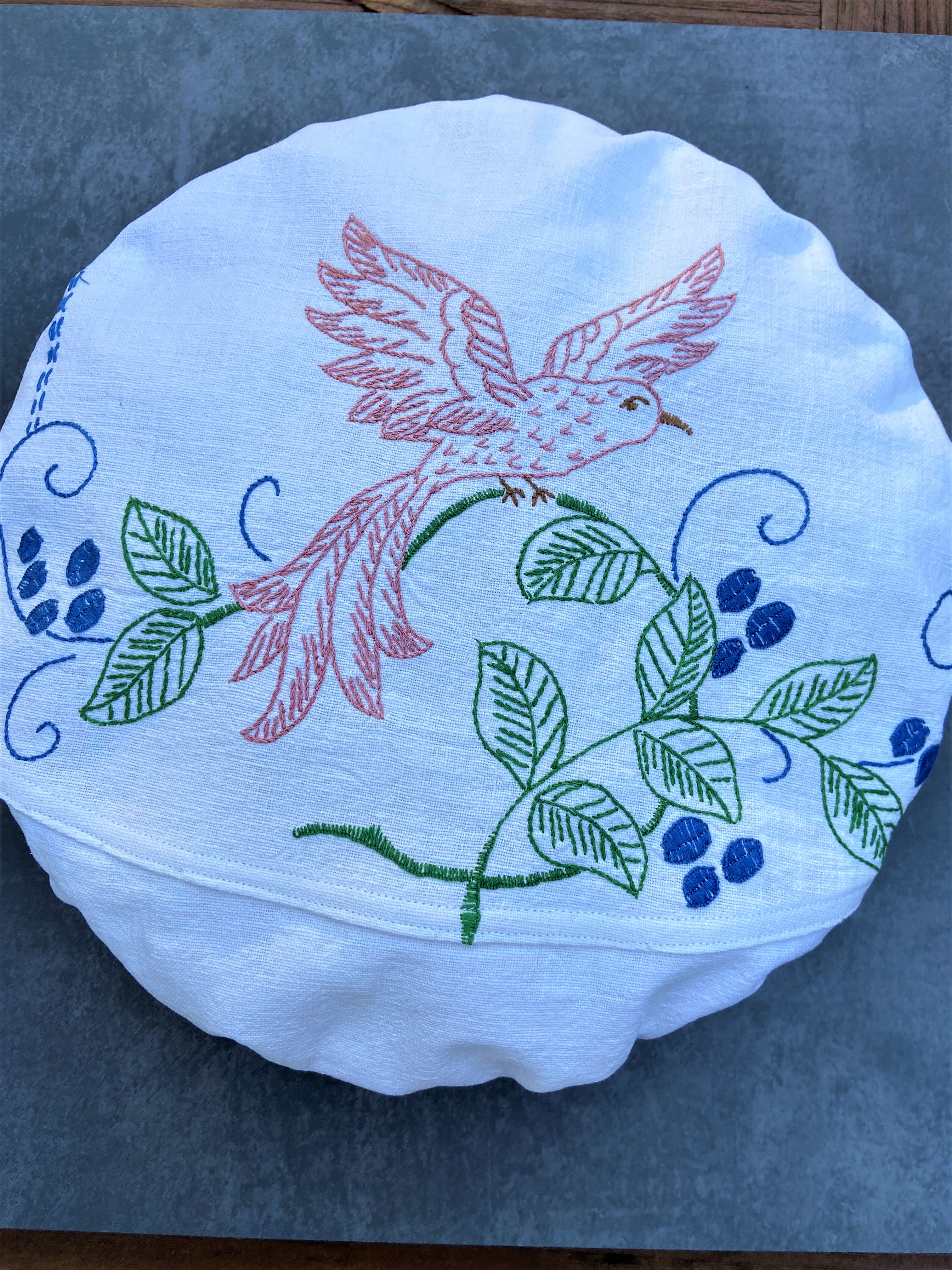 Bird in Flight Pie and Bowl Cover