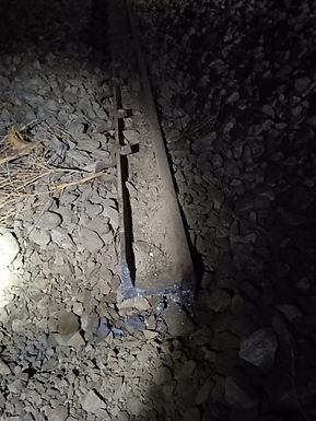 Ladrones ponen en riesgo de descarrilamiento al tren por robo de vías
