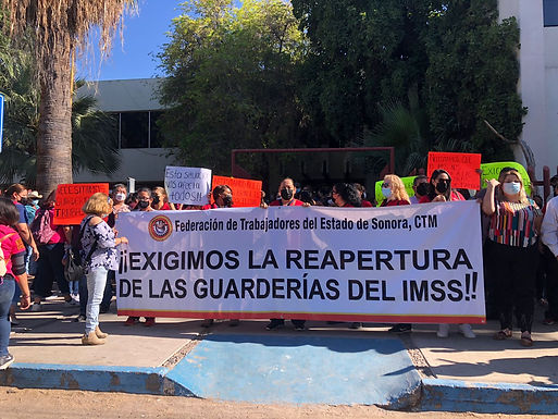 Exigen madres de familia y trabajadoras la reapertura de Guarderías en Sonora