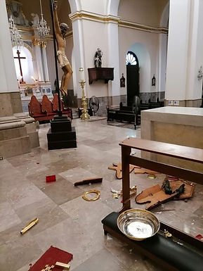 Detienen a hombre que presuntamente provocó daños en Catedral