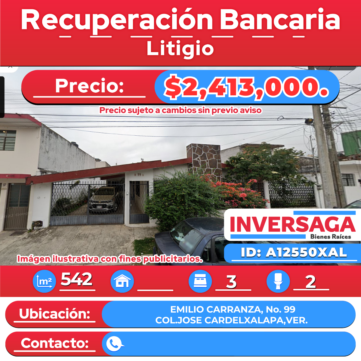 EMILIO CARRANZA 99, COL. EMILIO CARRANZA