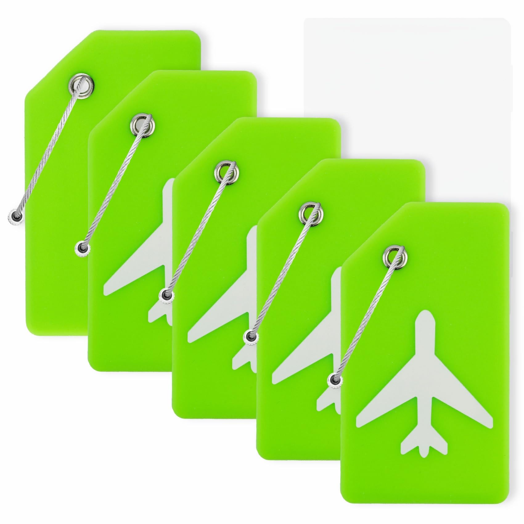 5 Pack Luggage Tags for Suitcases Luggage Tag Silicone Luggage Tags Suitcase Tag