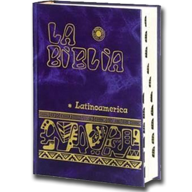 Biblia Latinoamerica bolsillo color con uñero