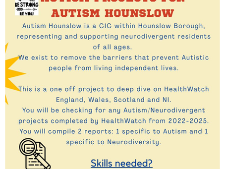 Volunteer Opportunity - HealthWatch