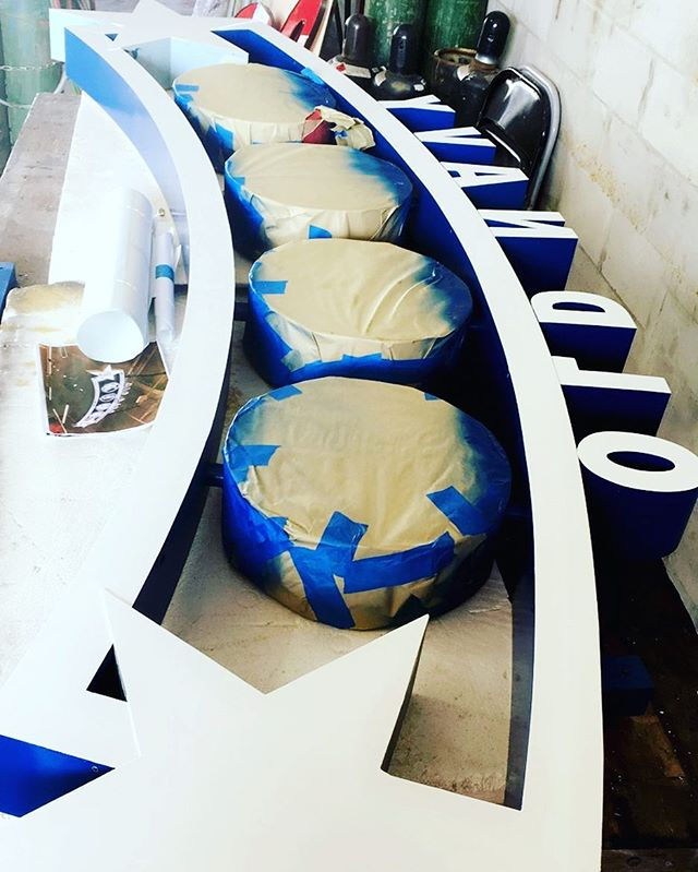 Laying some Avery Satin White to this Ol