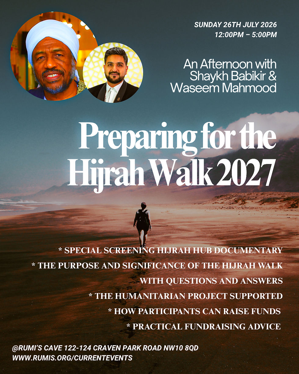 Preparing for the hijrah walk 2027
