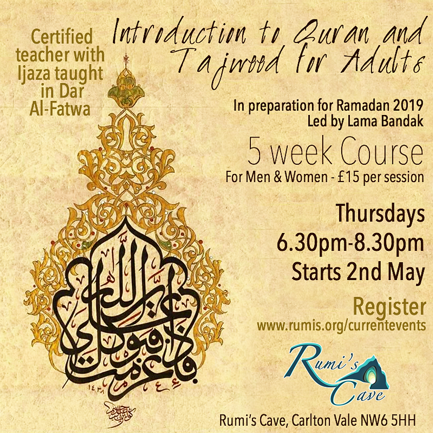 Introduction to Quran and Tajweed for Adults