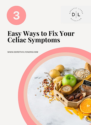 image of e-book how to fix your celiac symptoms in 3 easy steps