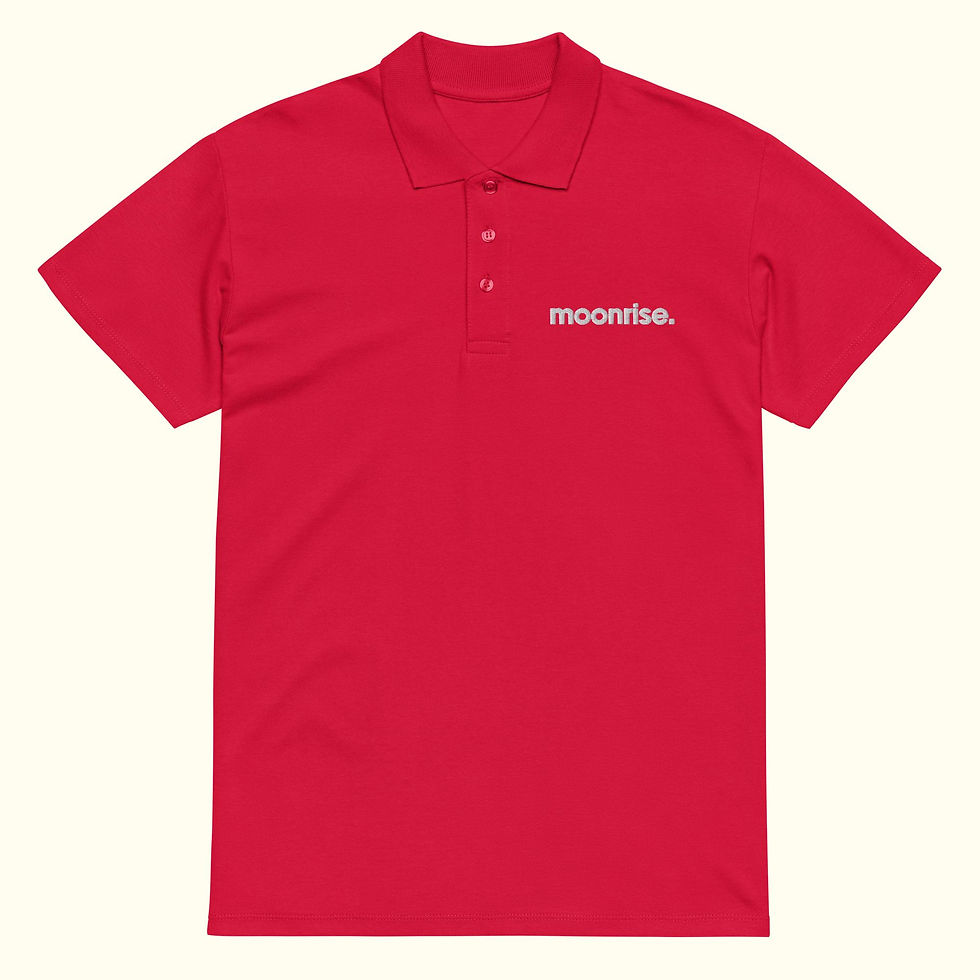 Thumbnail: Premium Pique Polo Shirt (White Logo)