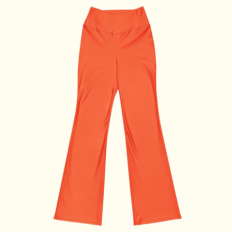 Thumbnail: Flare Leggings (Tangerine)