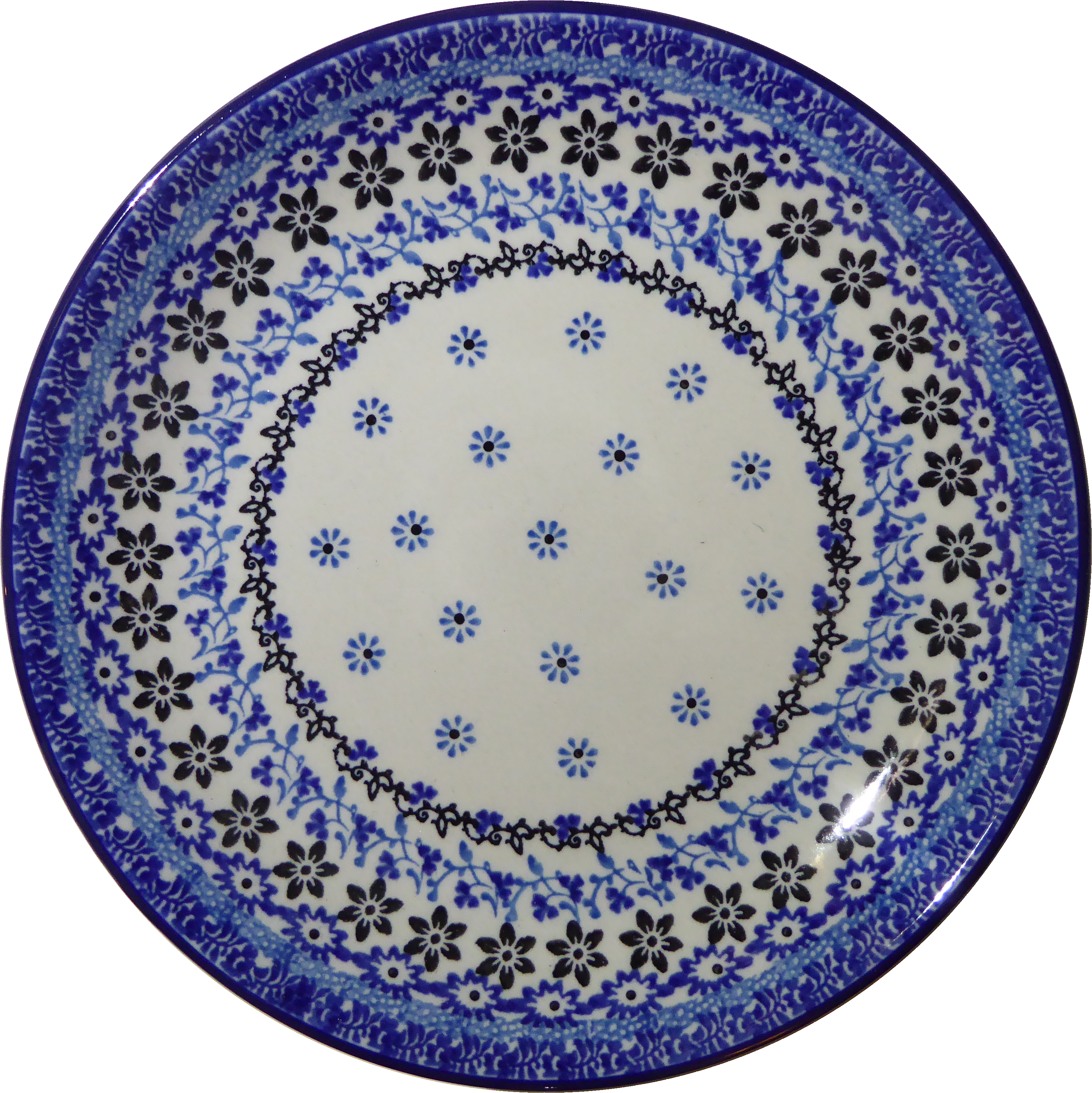 Assiette, Calligraphie