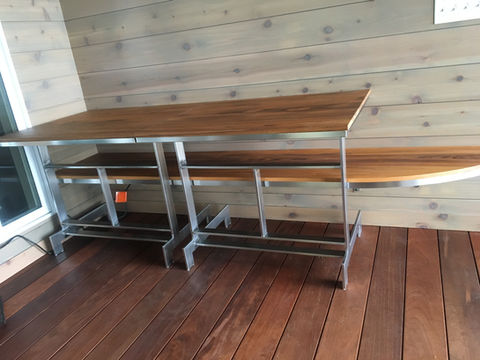 Custom deck furniture