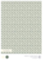 Leaf shapes creating a grid of repeating shapes making a stunning geometric pattern