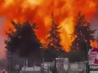 Explosión de pipas de gas en Tepeaca