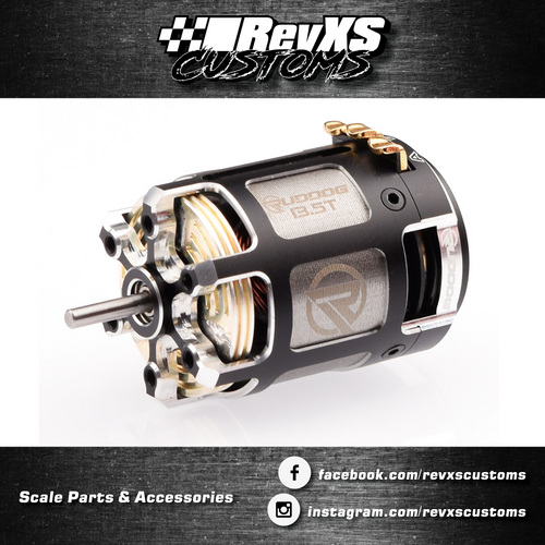 RUDDOG Racing RP542 13.5T 540 Stock Sensored Brushless Motor RevXS
