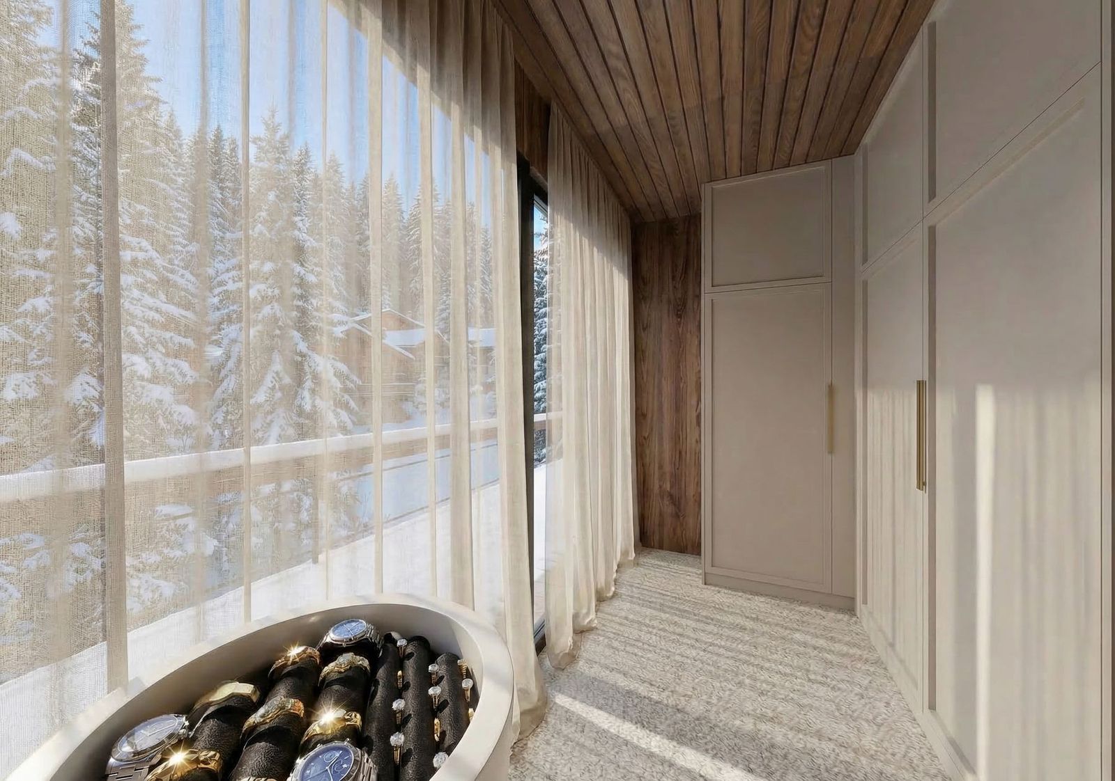 Cave & dressing — Chalet · Châtel