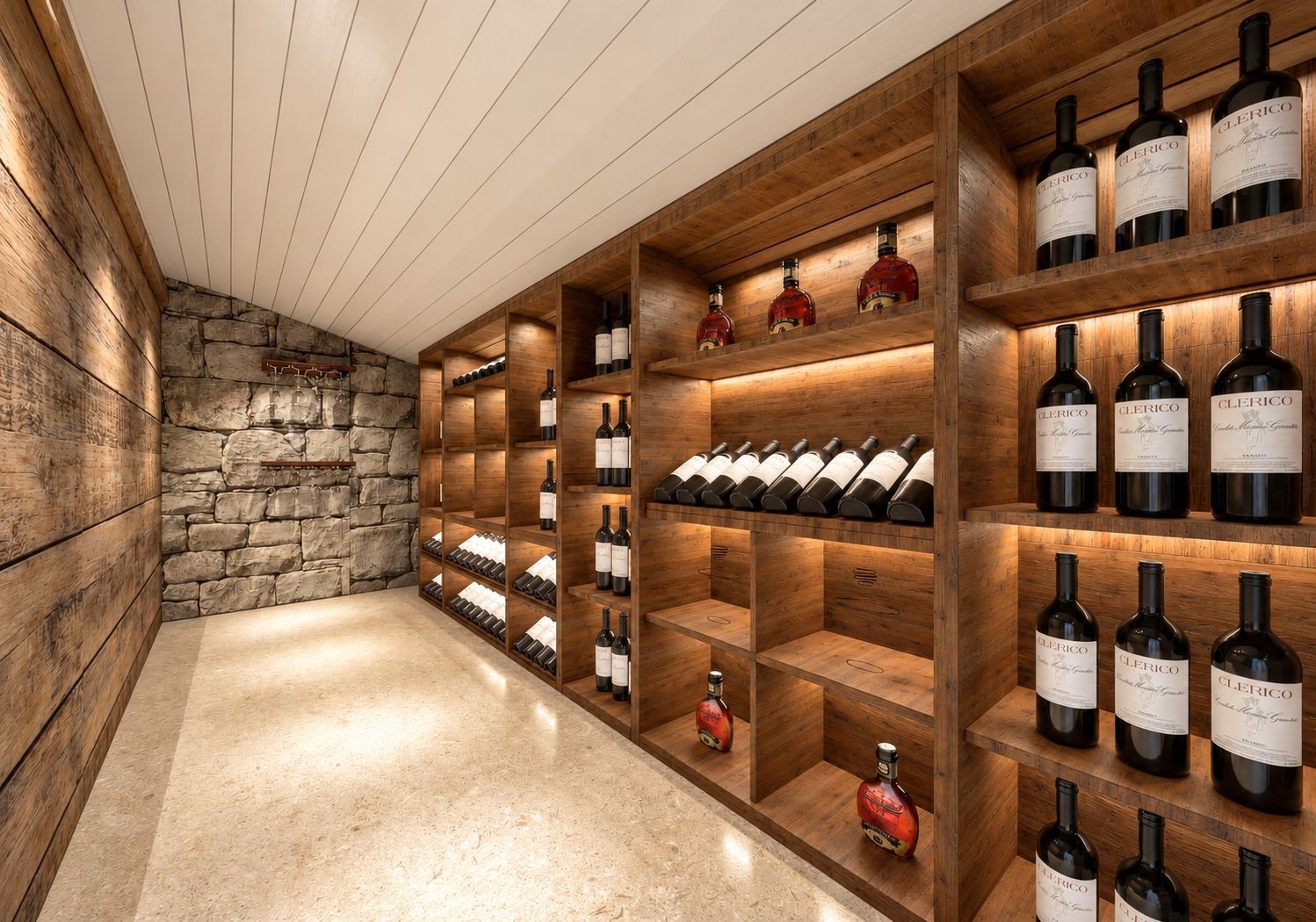 Cave à vin — Lodge · Châtel