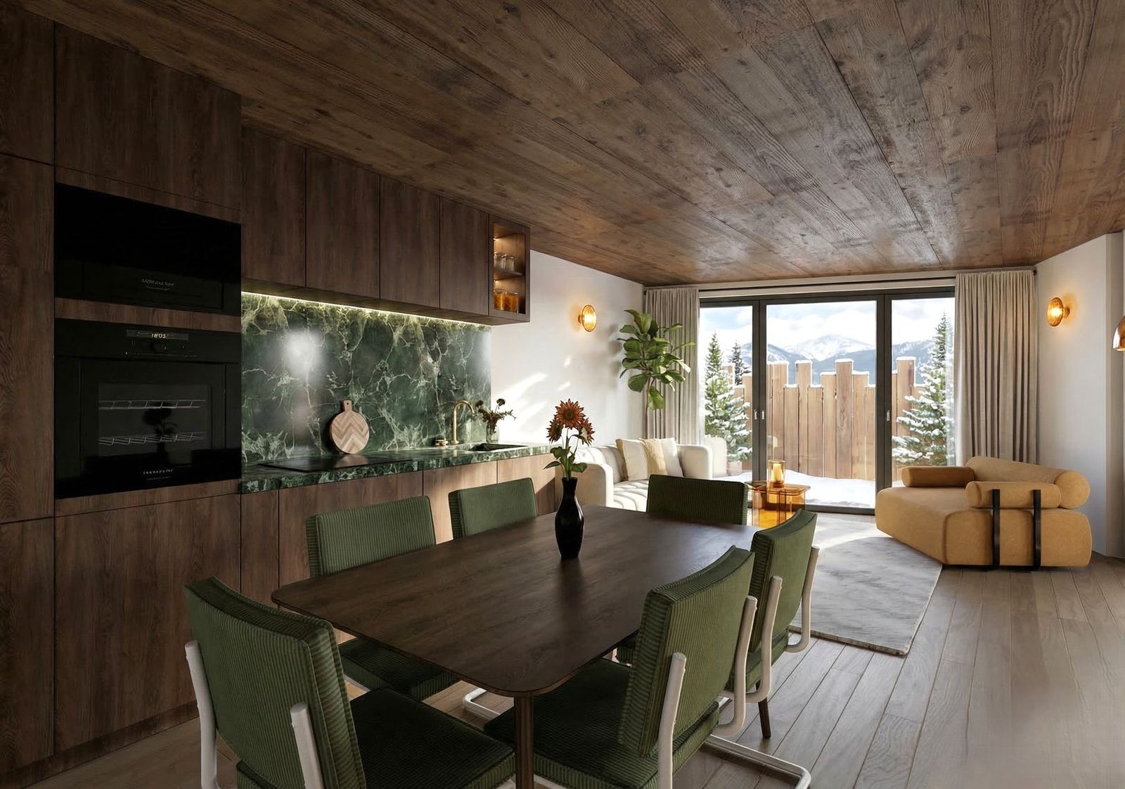 Salle à manger — L'Émeraude des Bois · Châtel