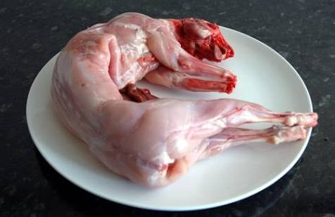 rabbit meat per kg