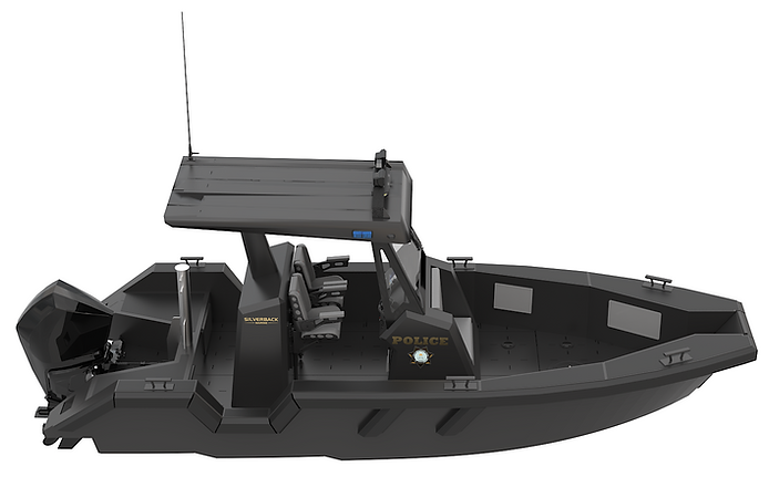 grizzly le police patrol boat