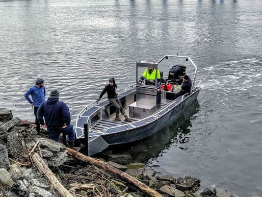 Custom 22' Oil Spill Response Jet Boat delivered
