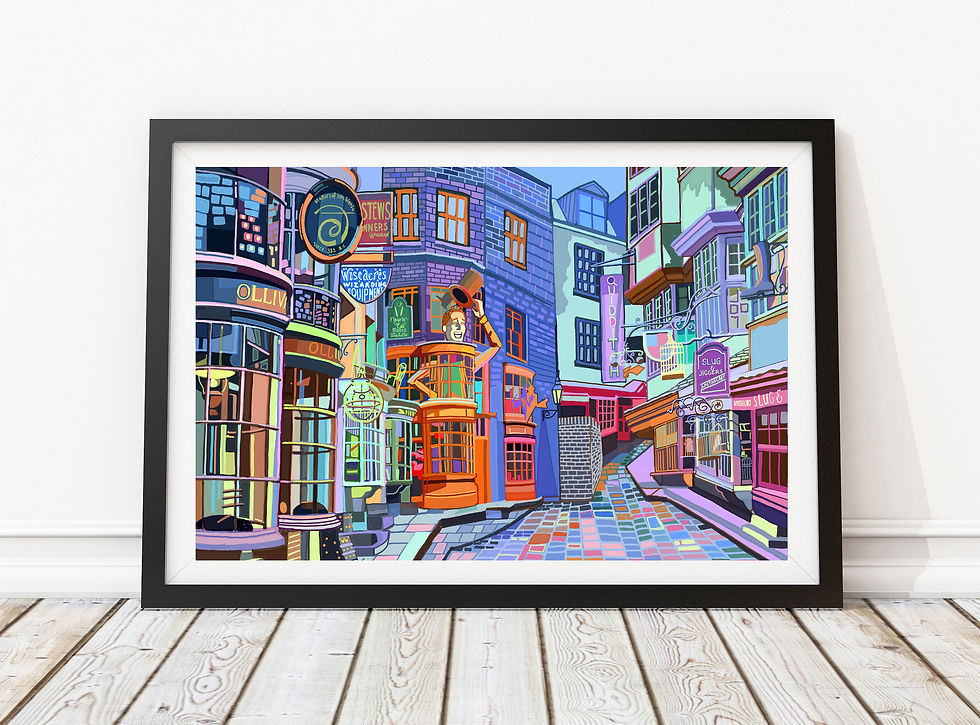 Diagon Alley, Harry Potter