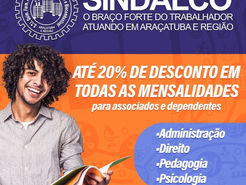 SINDALCO fecha convênio com a Faculdade da Fundação Educacional Araçatuba (FAC-FEA).