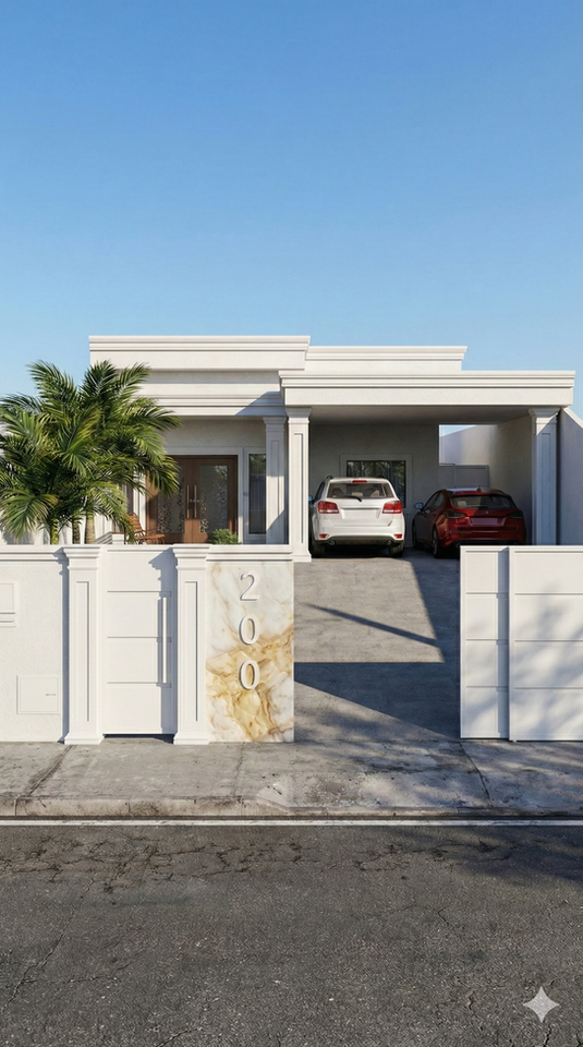 Casa F fachada São lourenço MG