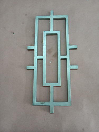 Custom Cast Metal Rectangular Rectangle Aluminum Casting Decor | Bare metals welding