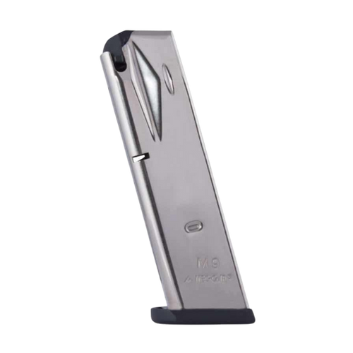 MEC GAR BERETTA 92FS 9MM 15 ROUNDS (NICKEL)