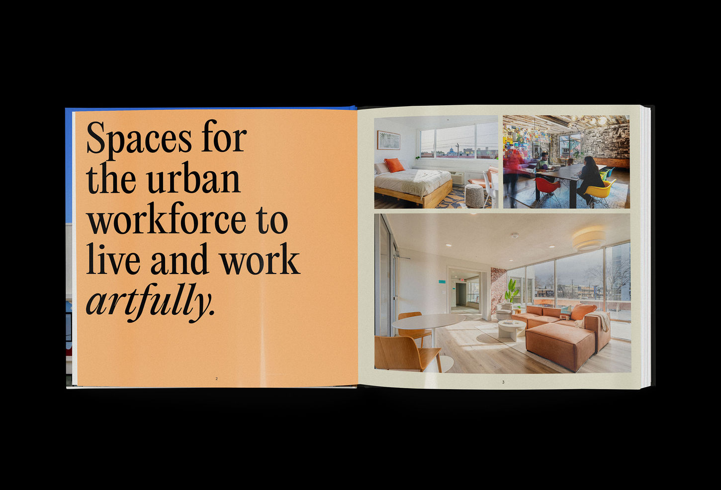 Outfit Branding & Design ArtHaus Art Book Interior Spread