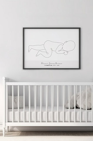 Newborn 1:1 Line Drawing 3.0